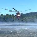 Helicópteros que combatieron incendios en el hemisferio norte llegan a Ñuble