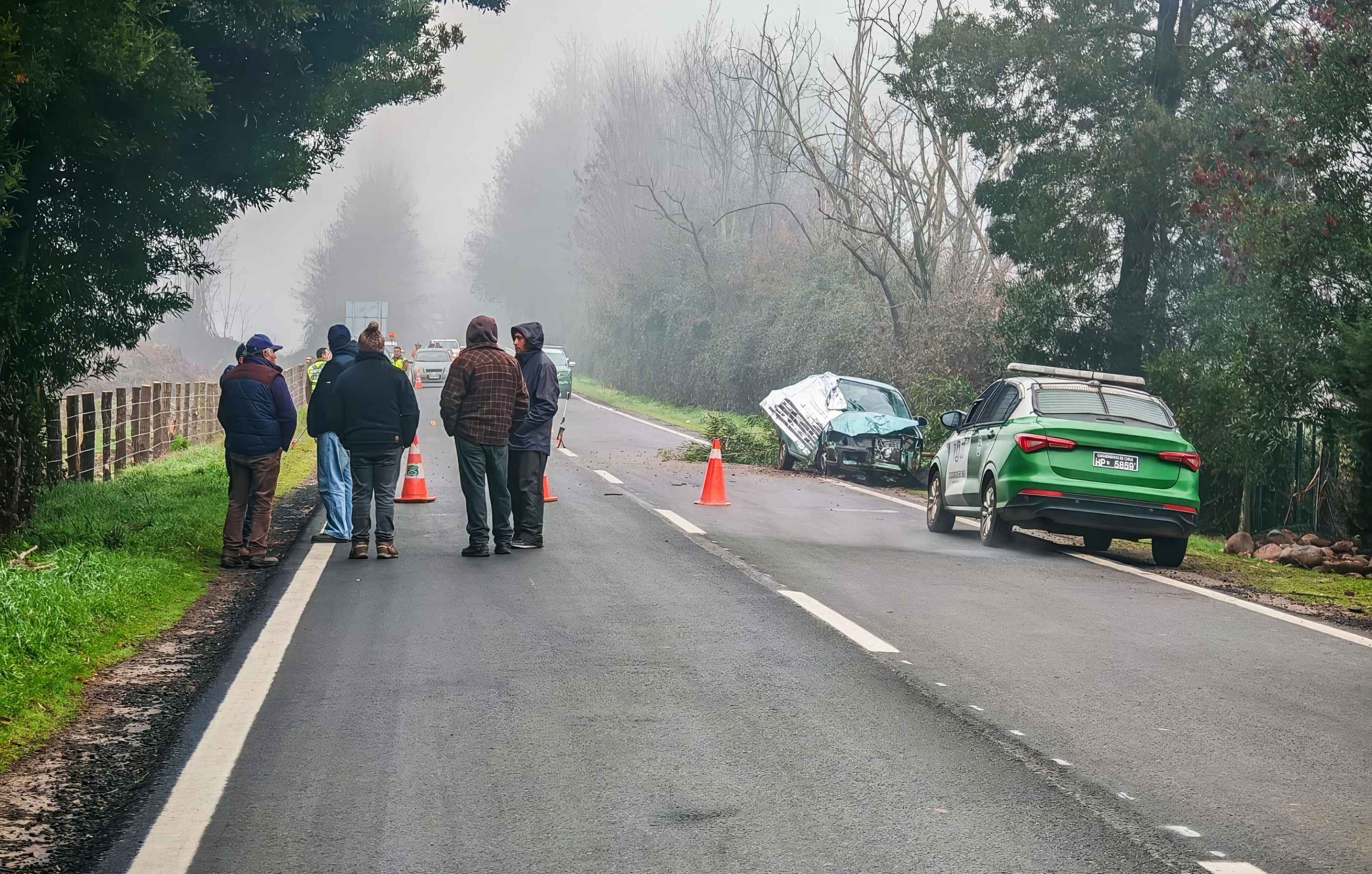 Una persona fallecida dejó accidente en el sector Monte Blanco de San Carlos