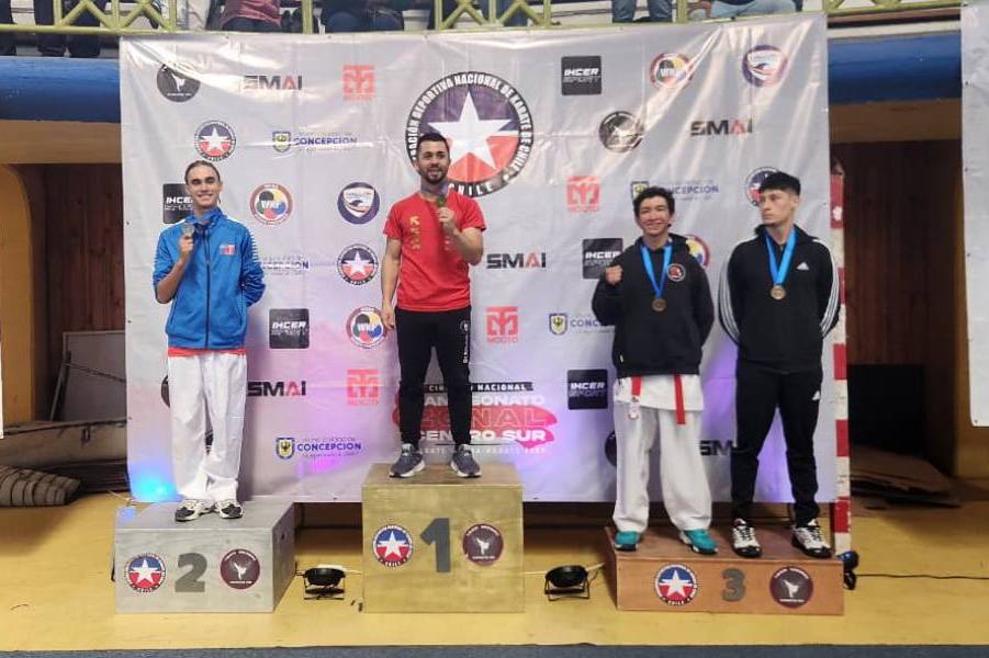 Ñuble presente en Nacional Zonal Centro Sur de Karate y Para-Karate 2025