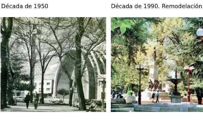 Los cambios que ha experimentado la plaza de armas de Chillán desde su origen