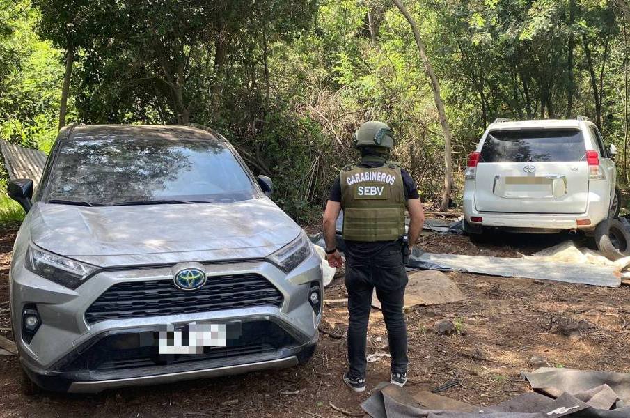 Robo de vehículos en la región ha descendido 29,6% en tres años