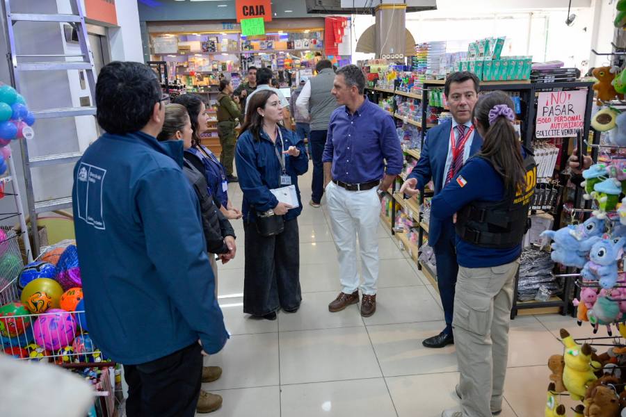 Decomisan y prohíben venta de alimentos importados en malls chinos de Chillán