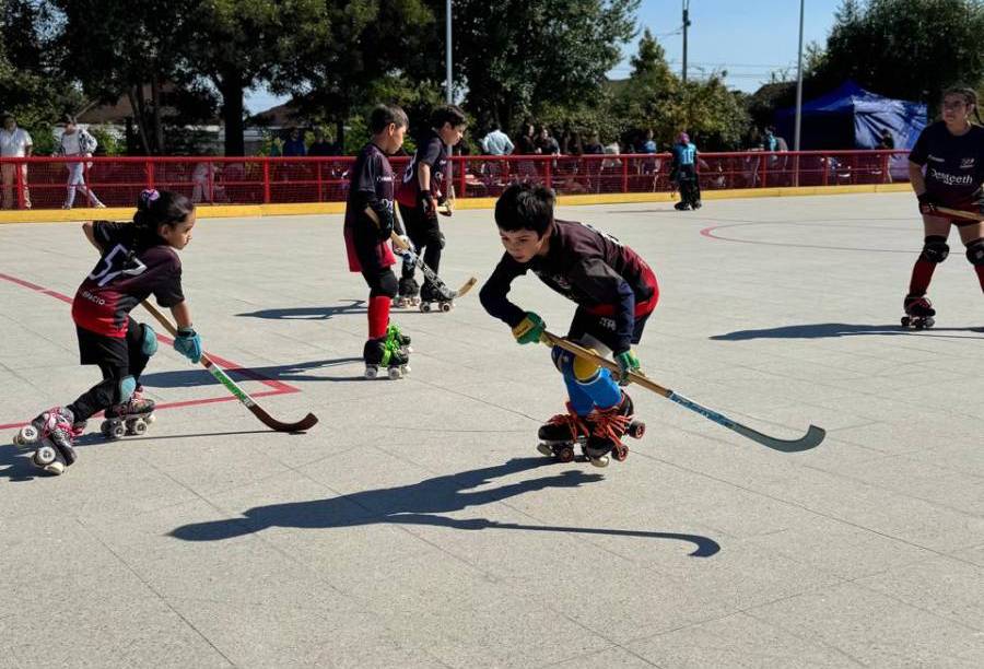 Chillán debutó como sede de la Liga Sur de Hockey Patín