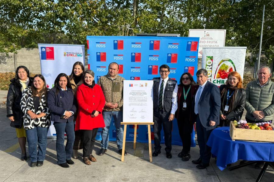 EcoMercado Solidario y Terminal Hortofrutícola de Chillán firman alianza sellan alianza para abastecimiento de alimentos