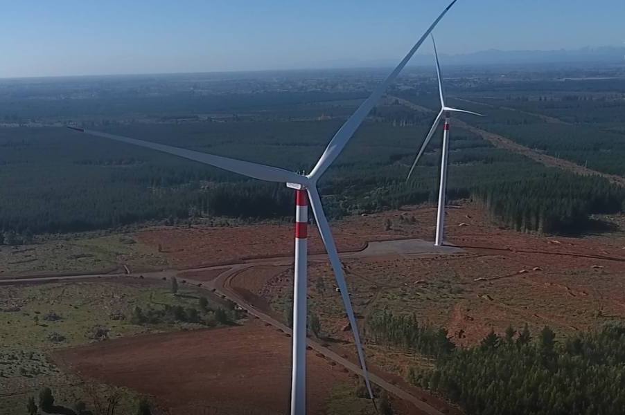 Concretan primera inyección de energía de fuente eólica en la región