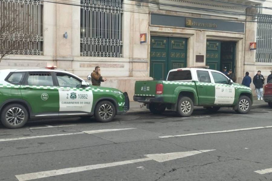 Hombre fallece al interior de sucursal BancoEstado