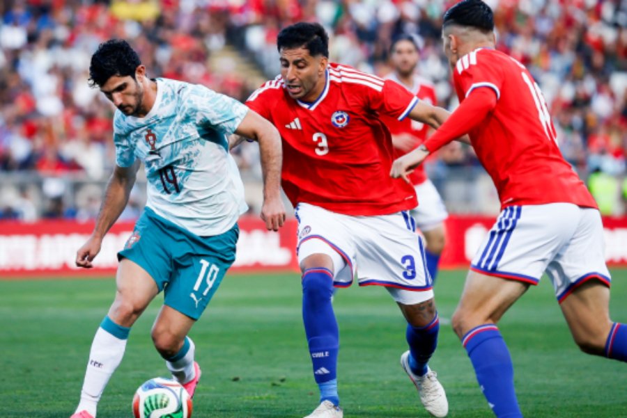 Selección de Portugal venció a La Roja en su ensayo mundialista